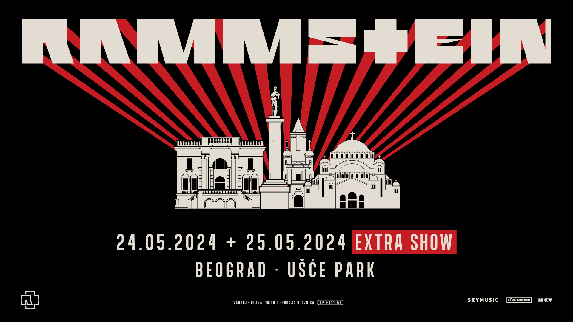 RAMMSTEIN, 24. Maj 2024. Beograd Ušće park SkyMedia